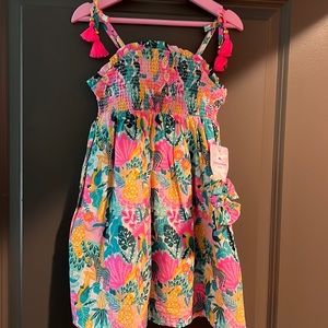 Tommy Bahama Toddler girl Dress and hair tie